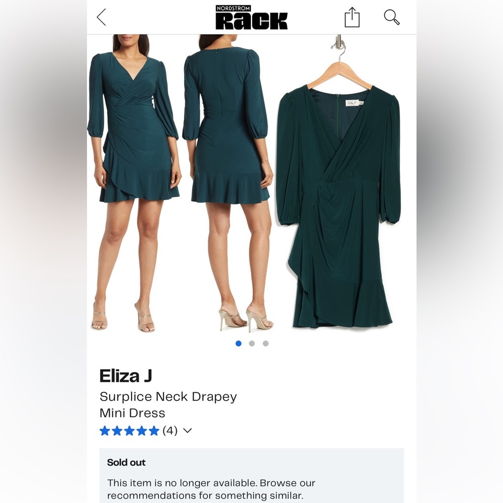 Eliza J blue mini Dress